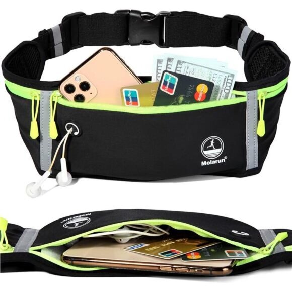 Waist Pack Runners Bag Money Belt Phone Holder - Picture 3 of 6